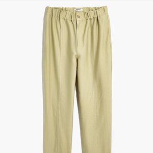 EUC Madewell Huston Tapered Huston Pull-On Crop Pants, size XS in Faded Seagress